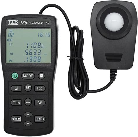 Brightness Color meter store|TES 136 CHROMA METER/LIGHT METER/COLOR .